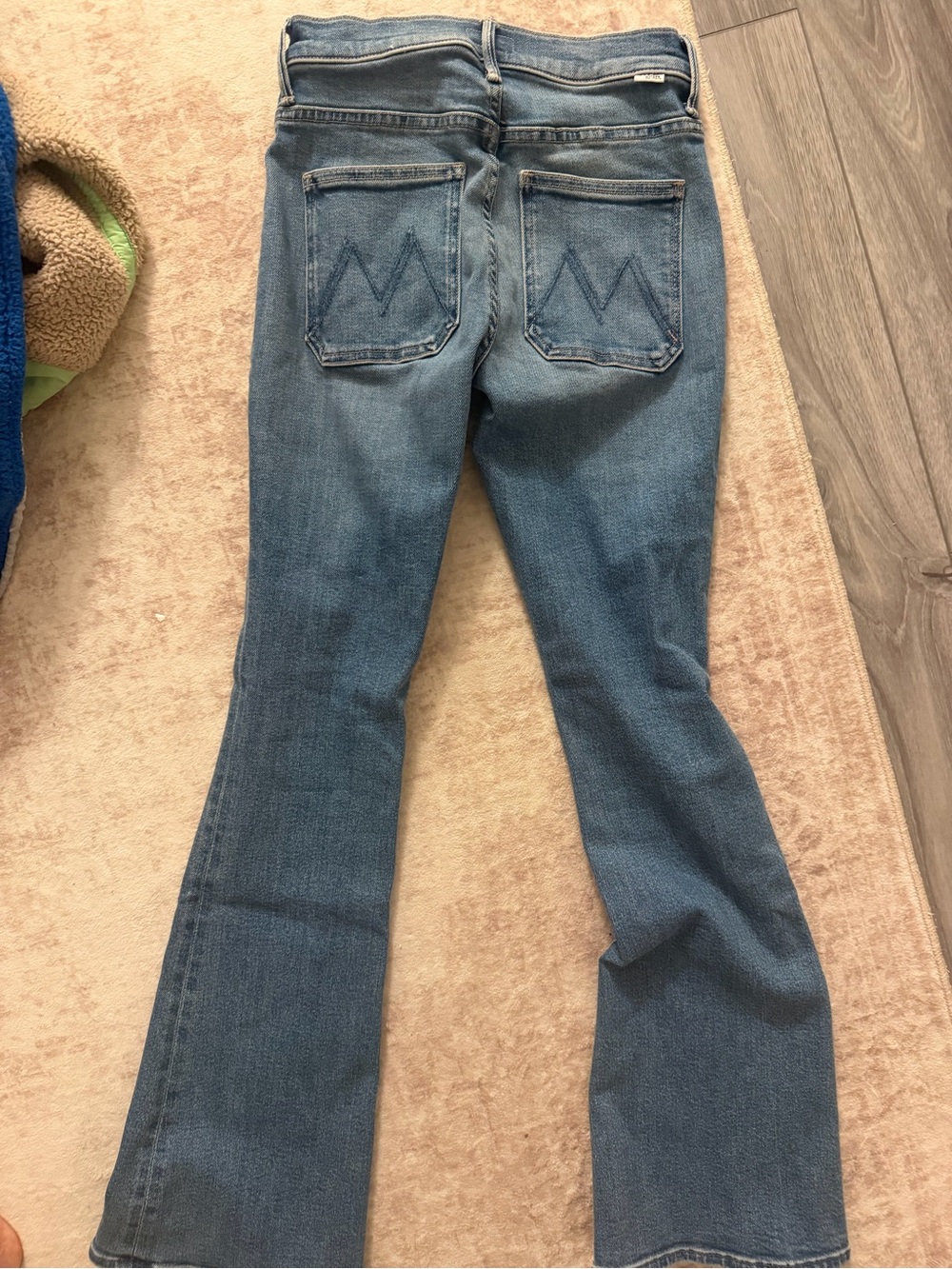 MOTHER Women's Medium Blue Flare Jeans